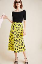 Diane Von Furstenberg Mae Floral Bias Skirt