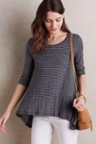 Anthropologie Swing Stripe Tee