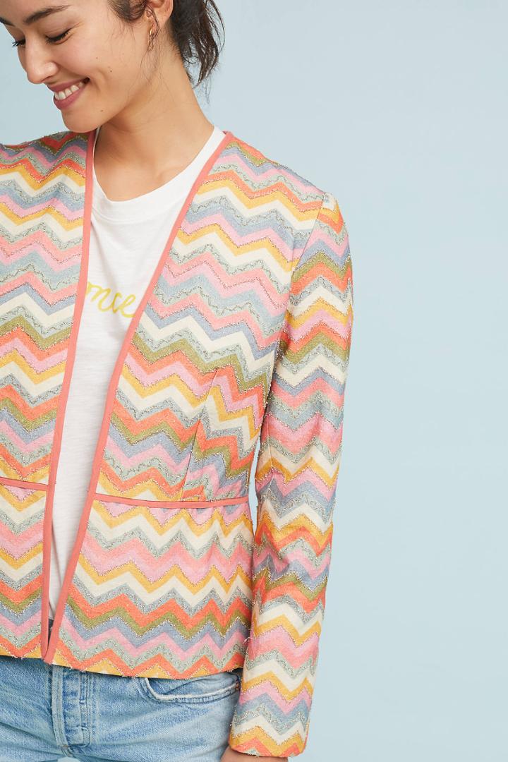 Bl-nk Valeska Chevron Blazer