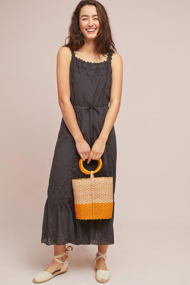 Birds Of Paradis By Trovata Amelia Eyelet Maxi Dress