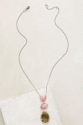 Lulu One-of-a-kind Watermelon Tourmaline Trio Pendant