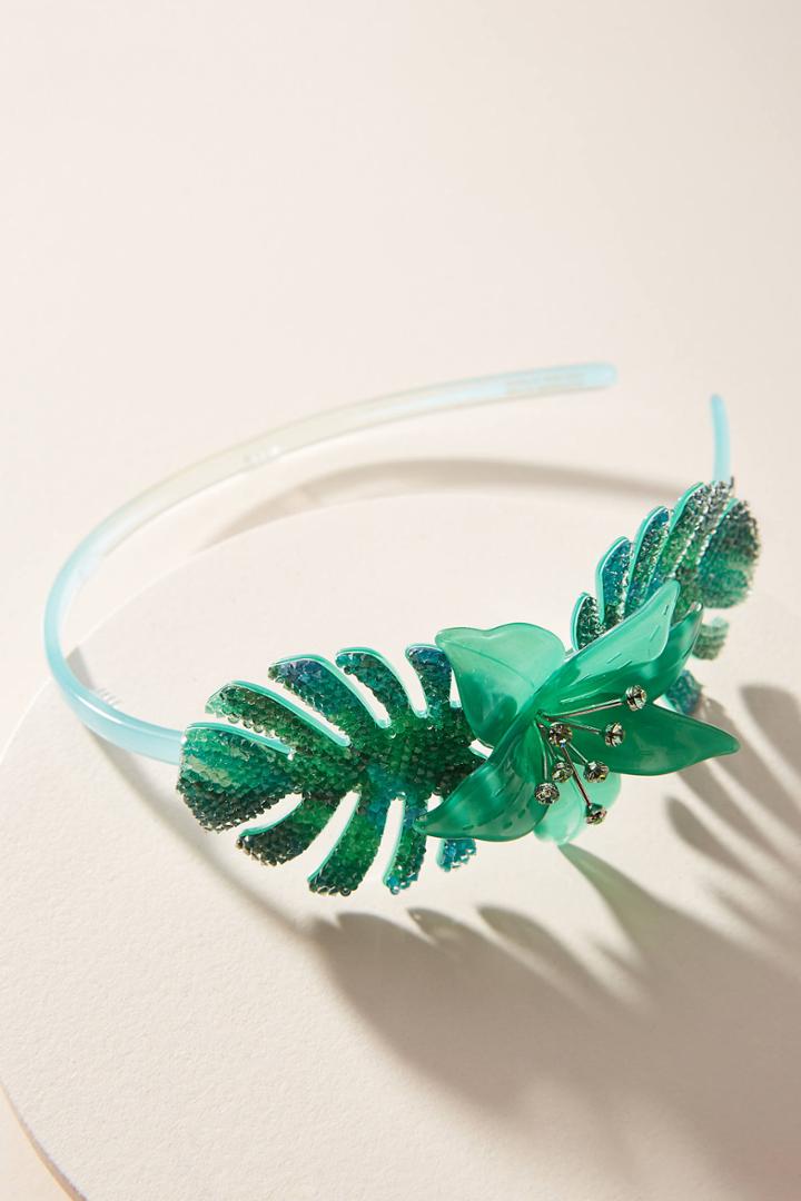 Alexandre De Paris Floral Oasis Headband