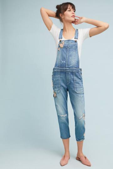 Driftwood Olivia Embroidered Overalls