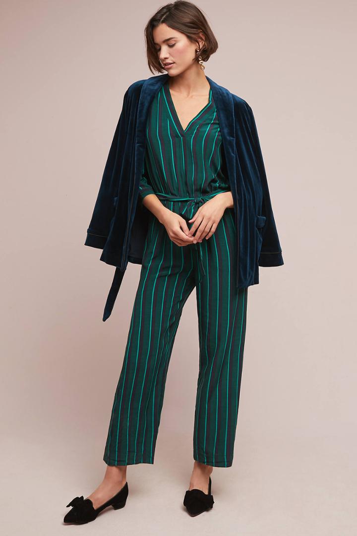 Selected Femme Holly Striped Jumpsuit