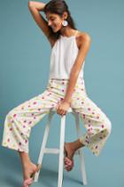 Anthropologie Cropped Clip Dot Trousers