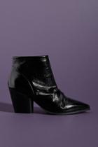 Bruno Premi Patent Scrunch Ankle Booties
