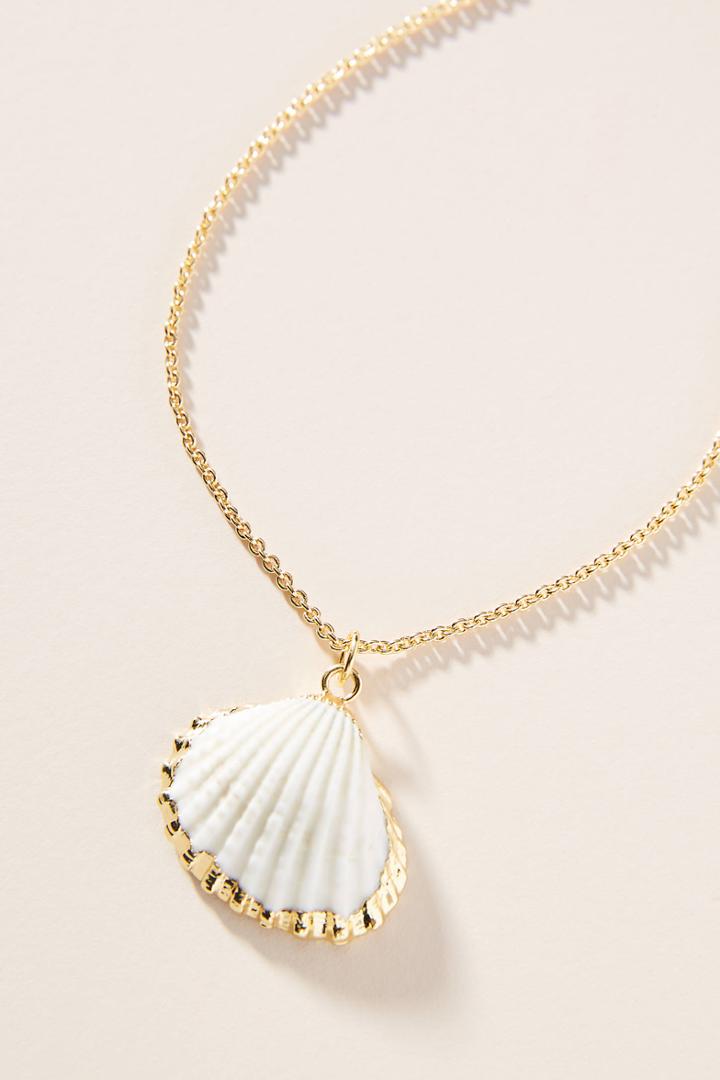 Amber Sceats Cordelia 24k Gold-plated Shell Necklace