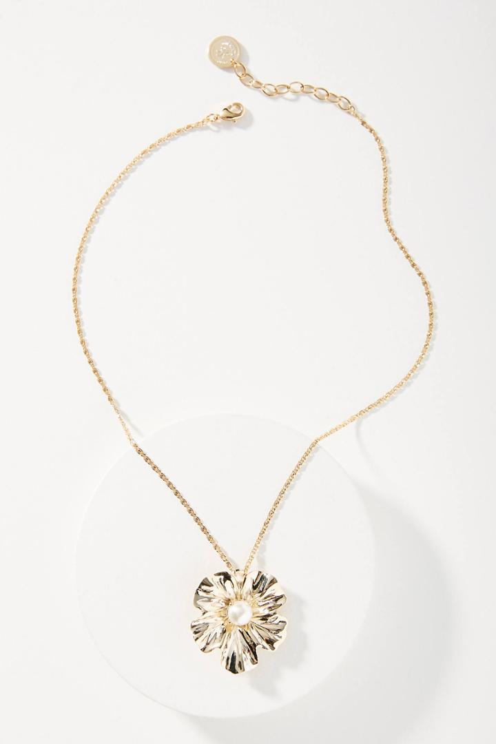 Anton Heunis Falling Flora Pendant Necklace