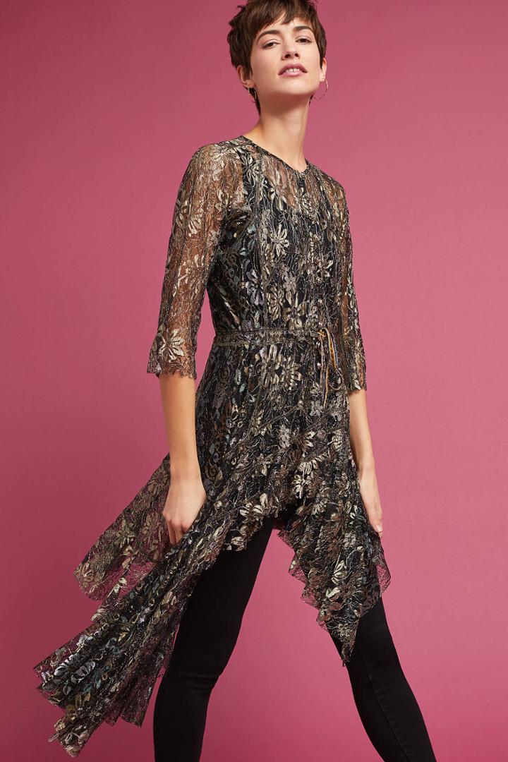 Byron Lars Starlight Metallic Tunic