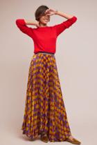 Beatrice B Voisin Pleated Maxi Skirt