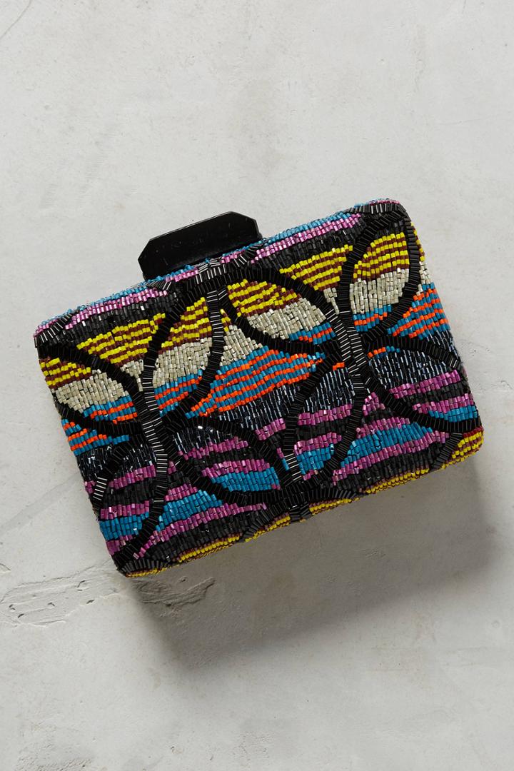 Maliparmi Circus Embroidered Clutch