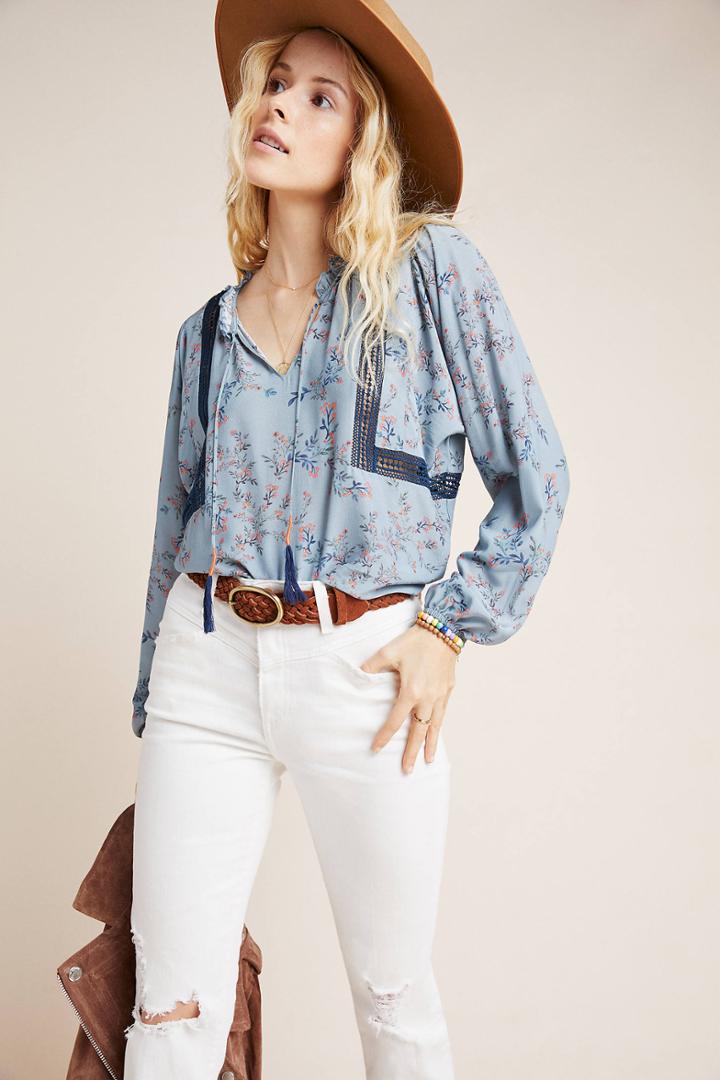 Dolan Left Coast Daly Peasant Blouse