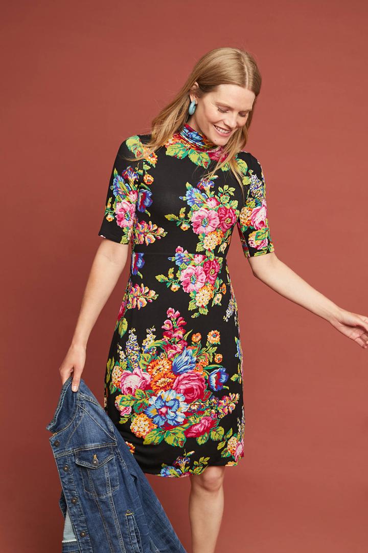 Ett:twa Coreyell Mock-neck Dress