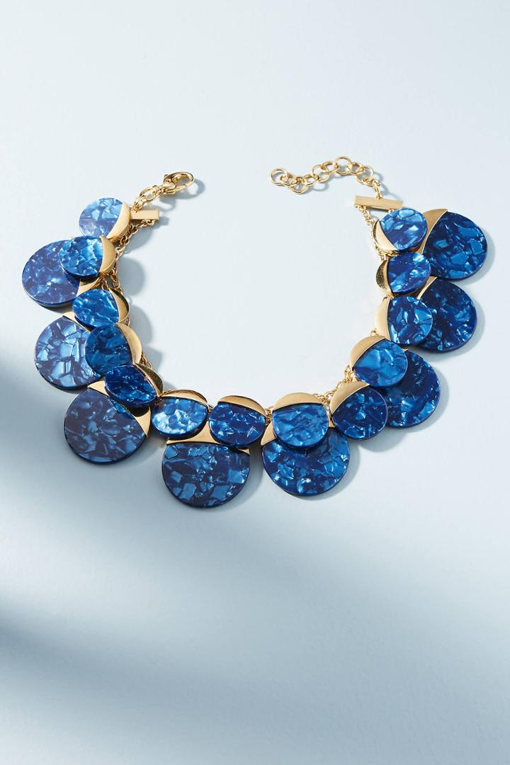Lele Sadoughi Rain Drop Collar Necklace