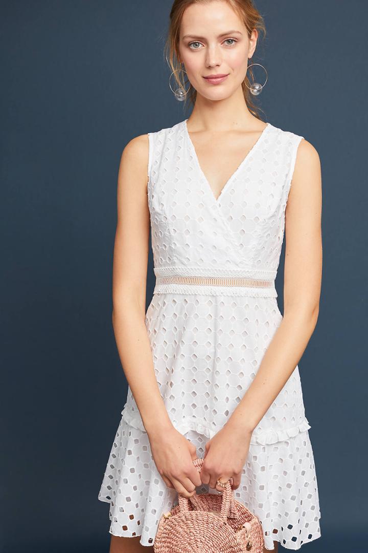 Donna Morgan Eyelet Dress