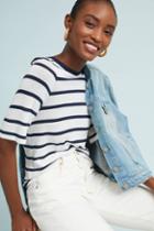 3x1 Nyc Open-back Striped Tee