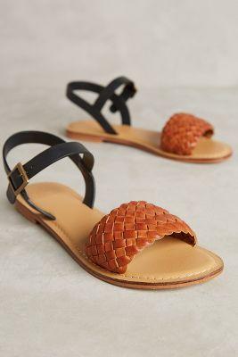 Jasper & Jeera Negara Sandals Tan/black