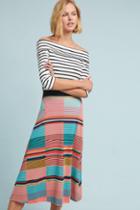 Aldomartins Colorblocked Sweater Skirt