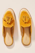 Schutz Petunnia Suede Tasseled Slides