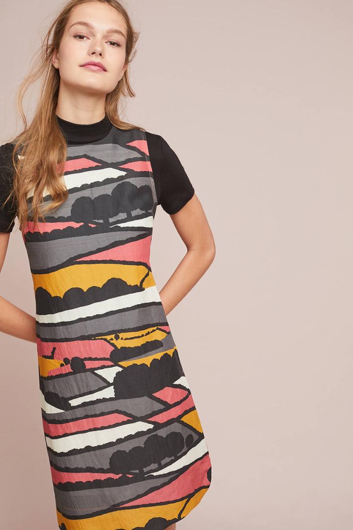 Corey Lynn Calter Sleeveless Valley Shift Dress