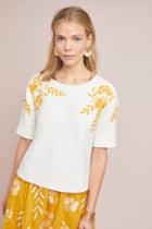 Maeve Vineland Embroidered Sweatshirt