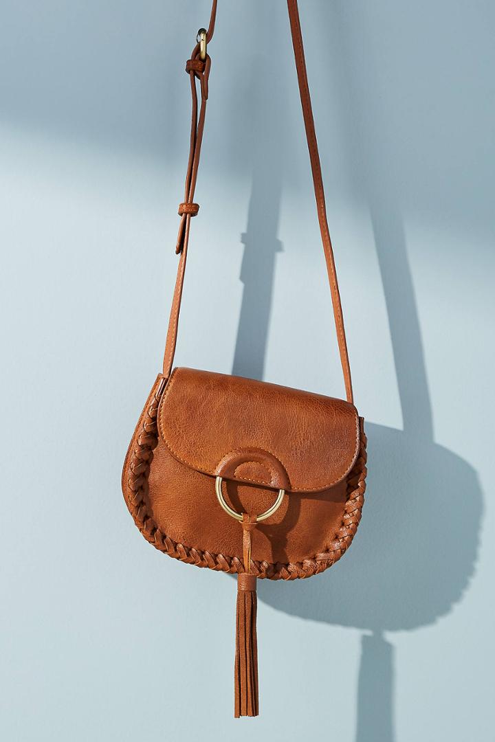 Anthropologie Western Ring Saddle Bag