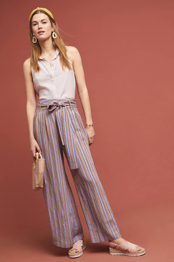 Moon River Lanzarote Striped Pants