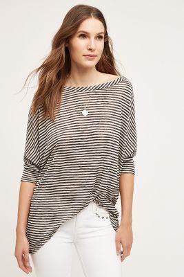 On The Road Striped Tulip Top