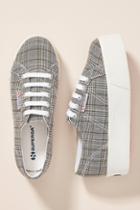 Superga Plaid Platform Sneakers