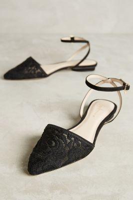 Guilhermina Bronte Flats Black