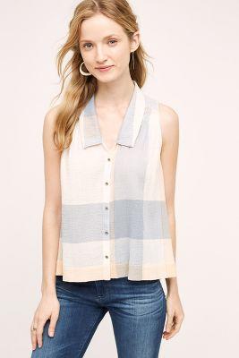 Holding Horses Plaid Midi Tank