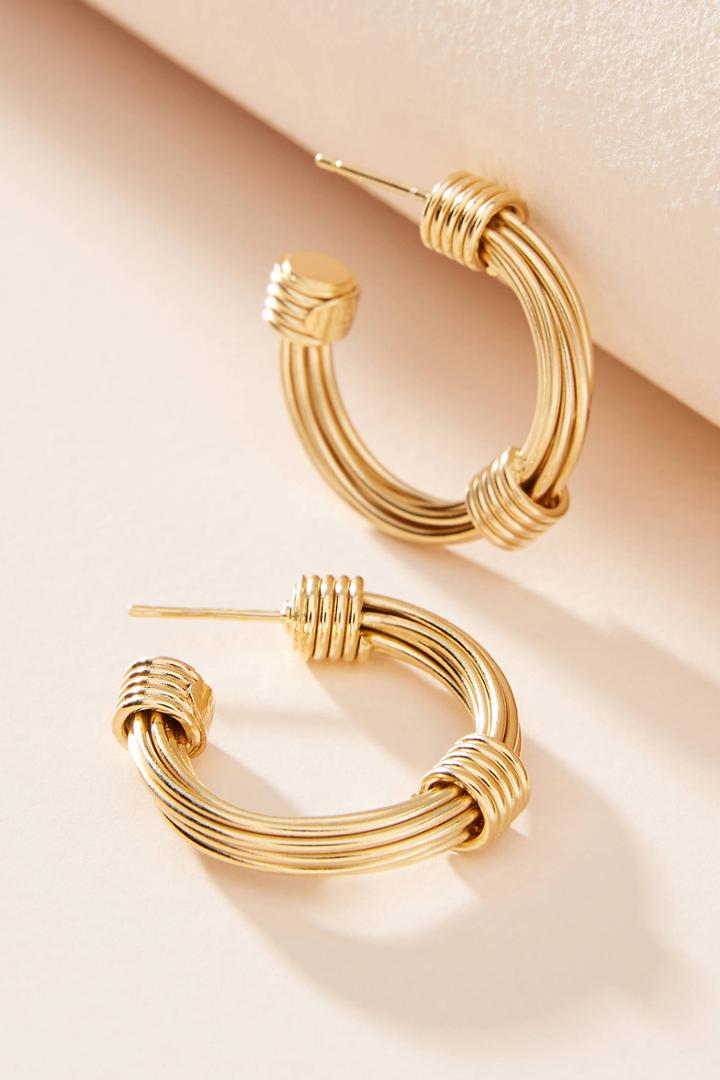 Gas Bijoux Ariane Hoop Earrings