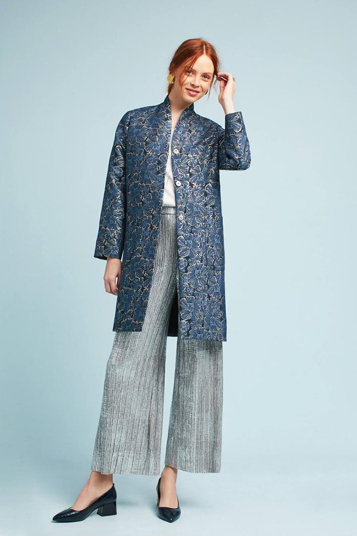 Seen Worn Kept Bluegold Floral Coat