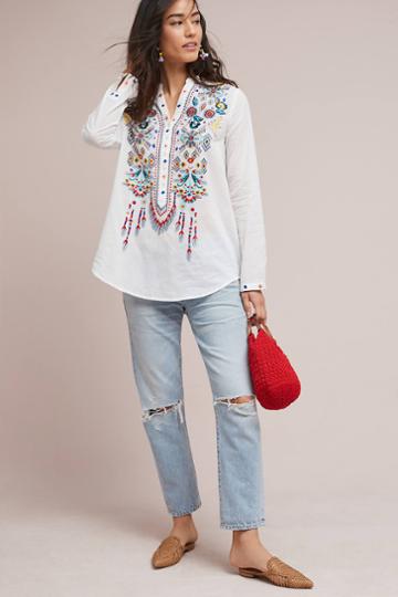 Isato Josephina Embroidered Tunic