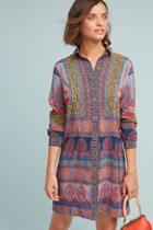 Maeve Casablanca Silk Shirtdress