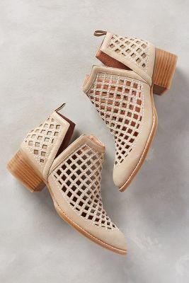 Jeffrey Campbell Taggart Booties Beige