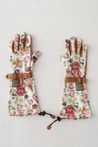 Womanswork Floral Twill Garden Gloves