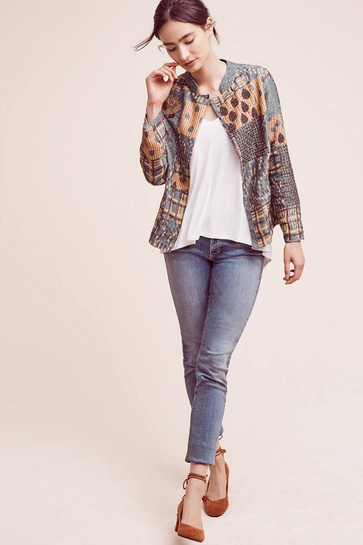Anthropologie Pantanal Patchwork Jacket