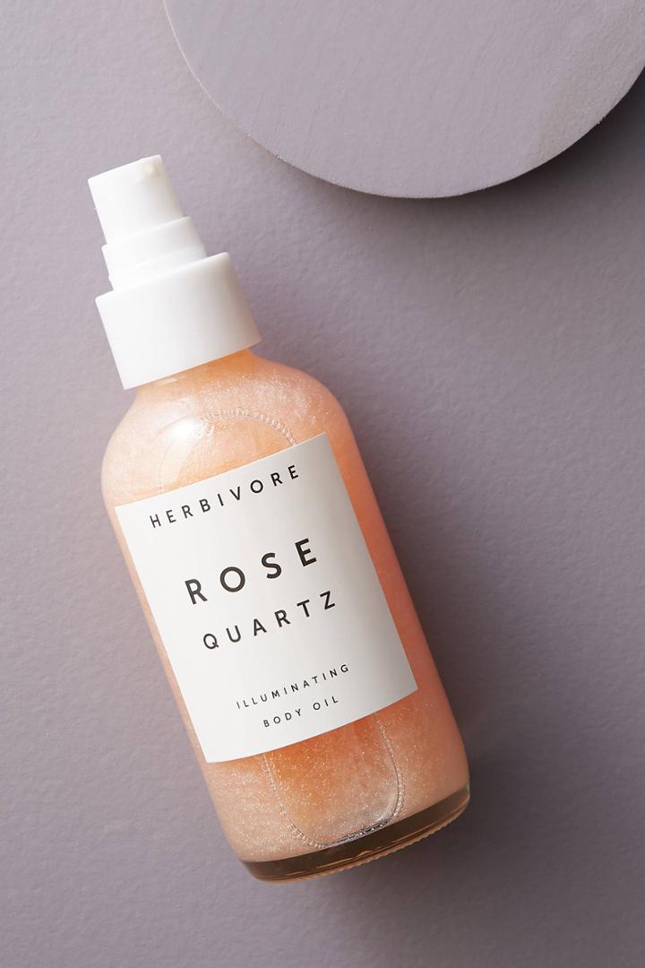 Herbivore Botanicals Herbivore Rose Quartz Illuminating Body Oil