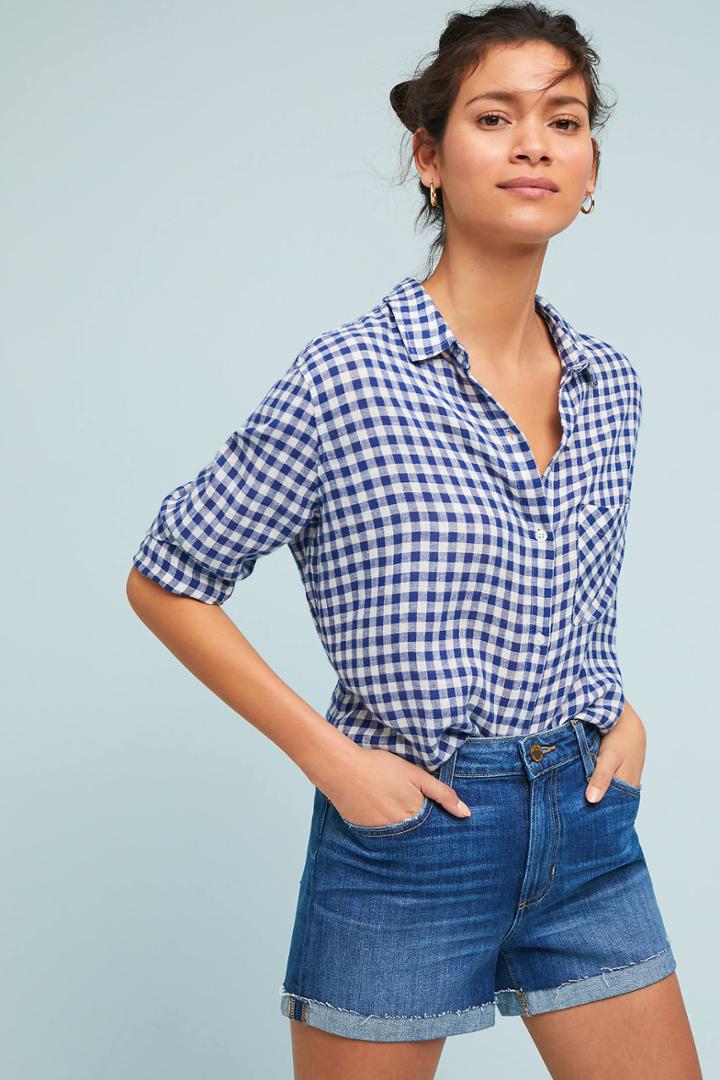 Paige Jimmy Jimmy High-rise Denim Shorts