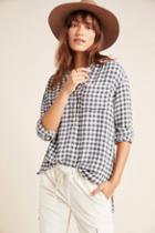 Anthropologie Isadora Button-back Tunic