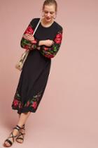 Seen Worn Kept Loren Embroidered Midi Dress