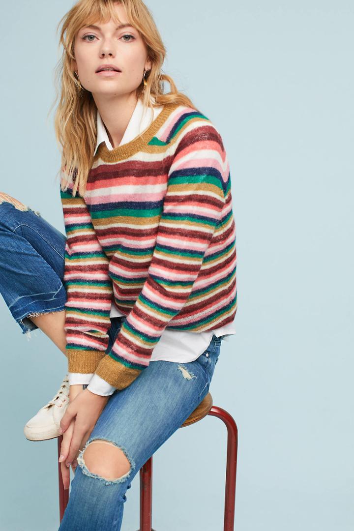 Scotch & Soda Striped Knit Pullover
