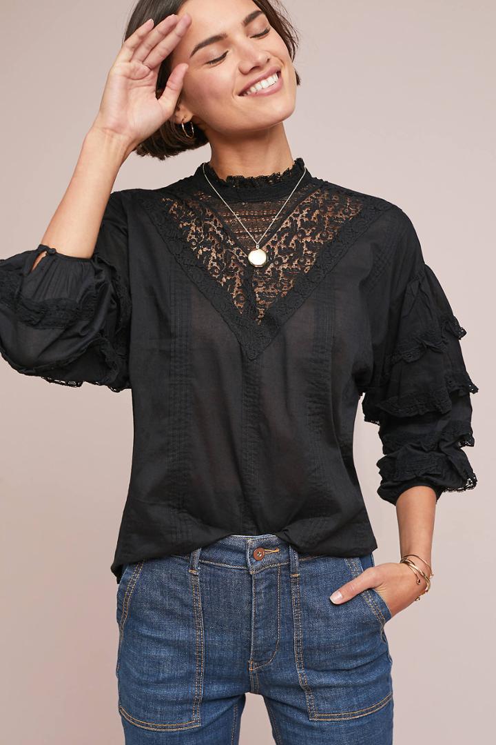 Frye Diya Lace Blouse