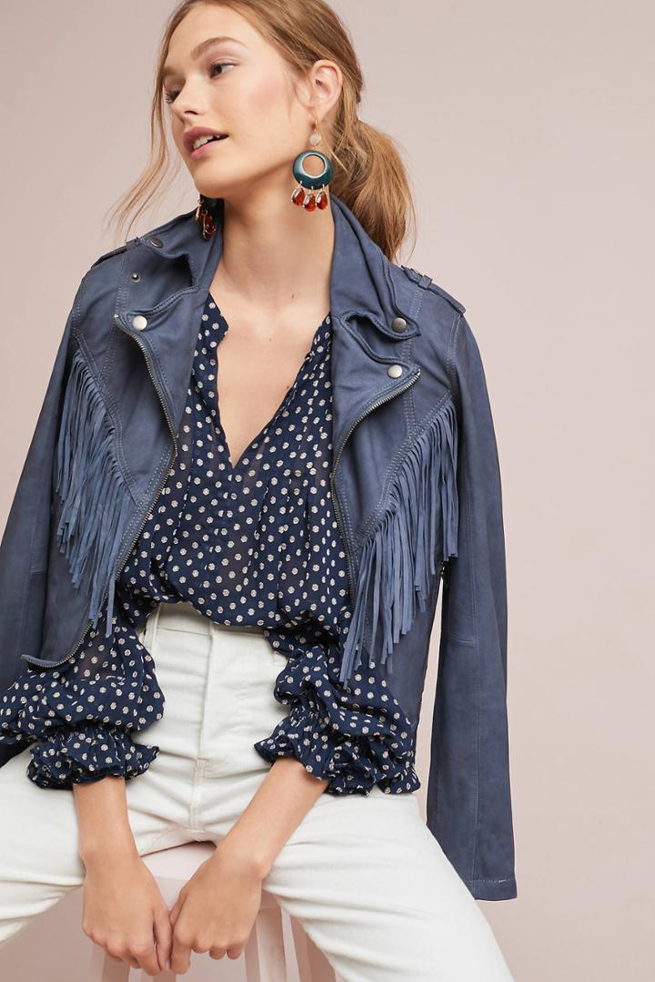 Current Air Bosworth Polka Dot Blouse