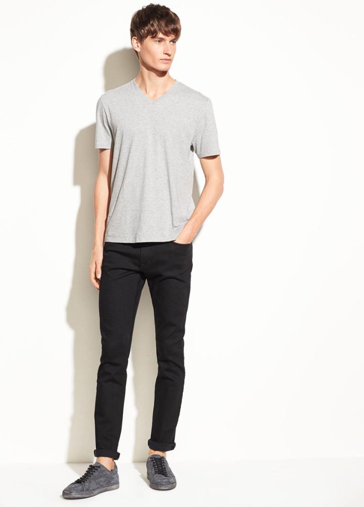 Vince Pima Cotton V-neck T-shirt