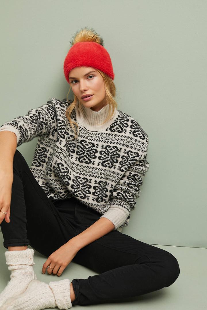 Backdrop Snow Day Turtleneck Sweater
