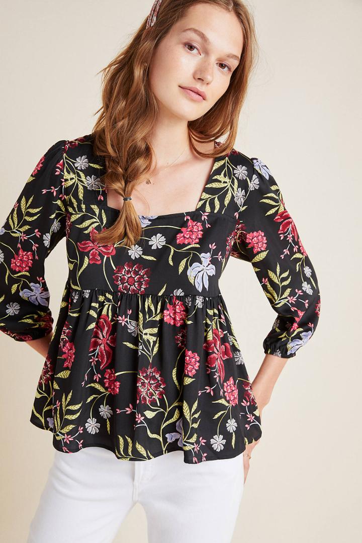 Dolan Left Coast Cherie Babydoll Top