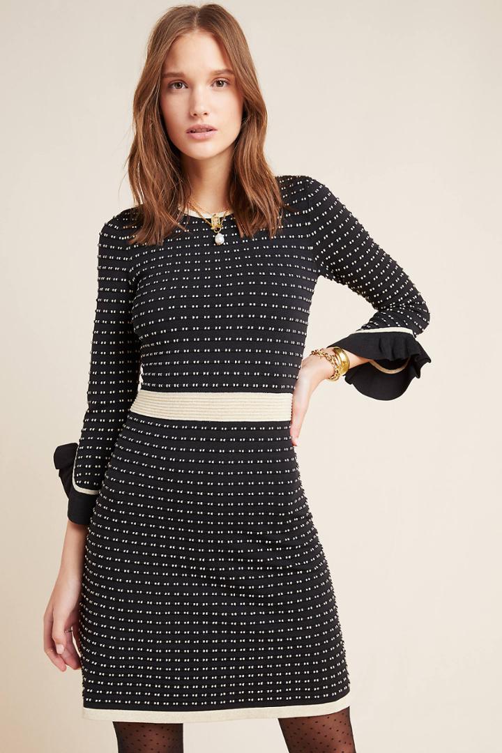Shoshanna Faye Textured Mini Dress
