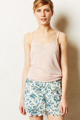 Anthropologie Scalloped Tap Shorts